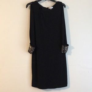 Calvin Klein Black with Dressy Sparkling Cuffs